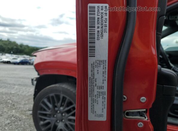 3C4NJDCB7NT234251 2022 JEEP COMPASS Red Vista interior de 360 grados