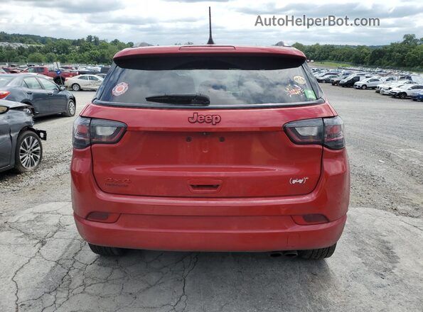 3C4NJDCB7NT234251 2022 JEEP COMPASS Red Vista trasera