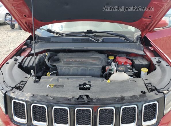 3C4NJDCB8LT246258 2020 JEEP COMPASS Red ძრავის განყოფილების ხედი