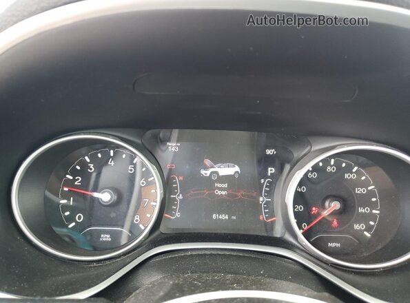 3C4NJDCB8LT246258 2020 JEEP COMPASS Red ხელსაწყოთა პანელის ხედი