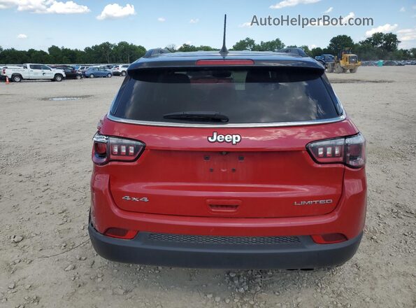 3C4NJDCB8LT246258 2020 JEEP COMPASS Red უკანა ხედი