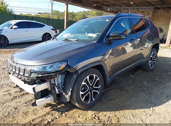 3C4NJDCB8NT190972 2022 JEEP COMPASS Gray Առջևի ձախ երեք քառորդ տեսարան