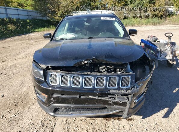 3C4NJDCB9LT196616 2020 JEEP COMPASS Black Widok z przodu