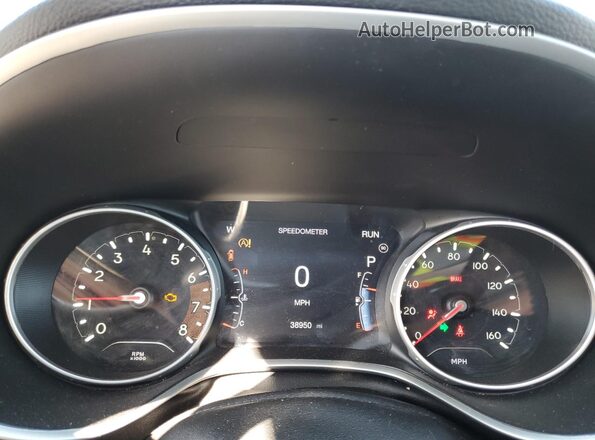 3C4NJDCB9LT196616 2020 JEEP COMPASS Black Widok zestawu wskaźników