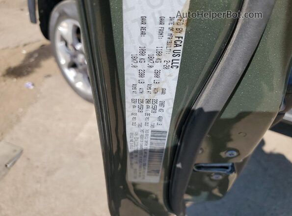 3C4NJDCB9LT216203 2020 JEEP COMPASS Green Engine compartment view