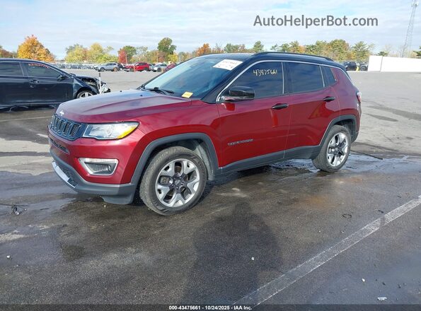 3C4NJDCB9MT504370 2021 JEEP COMPASS Burgundy Przód lewy