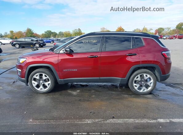 3C4NJDCB9MT504370 2021 JEEP COMPASS Burgundy Widok wnętrza 360 stopni