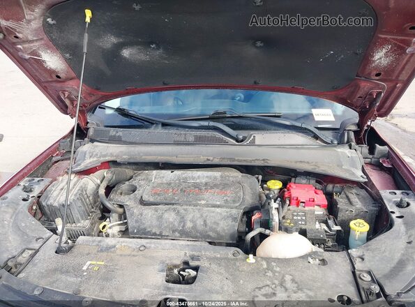 3C4NJDCB9MT504370 2021 JEEP COMPASS Burgundy Widok z tyłu