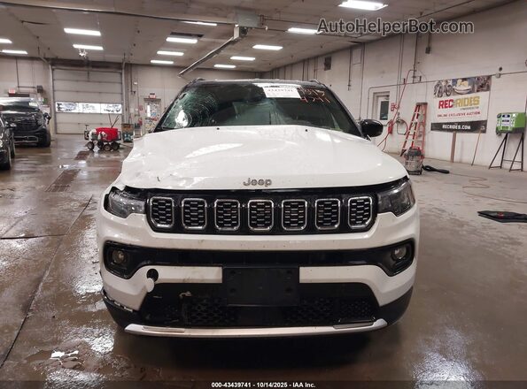 3C4NJDCN2RT158213 2024 JEEP COMPASS White Widok zestawu wskaźników