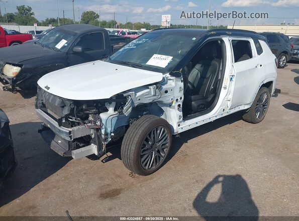 3C4NJDCN6RT581862 2024 JEEP COMPASS White წინა მარცხენა ხედი სამი მეოთხედიდან
