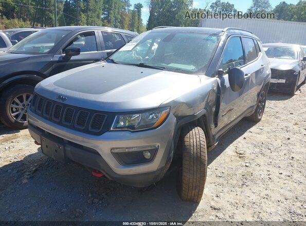 3C4NJDDB0LT119129 2020 JEEP COMPASS Silver Front left