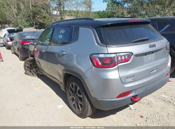 3C4NJDDB0LT119129 2020 JEEP COMPASS Silver Rear left
