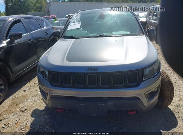 3C4NJDDB0LT119129 2020 JEEP COMPASS Silver Instrument cluster view