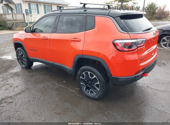 3C4NJDDB4LT130442 2020 JEEP COMPASS Orange Tył lewy