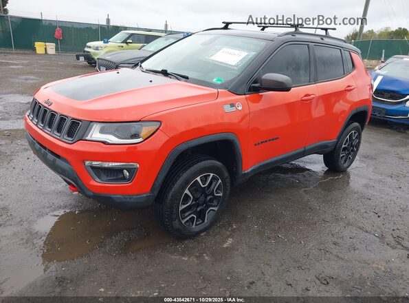 3C4NJDDB4LT130442 2020 JEEP COMPASS Orange Przód lewy