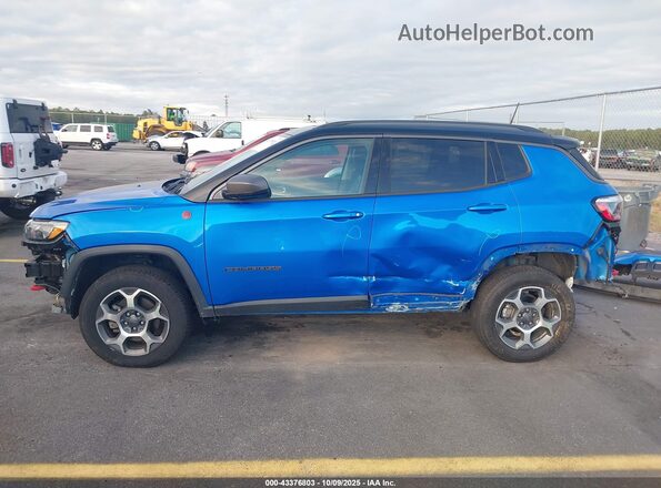 3C4NJDDB4NT157014 2022 JEEP COMPASS Blue 
