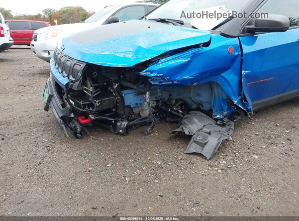 3C4NJDDB6NT186451 2022 JEEP COMPASS Blue Front view