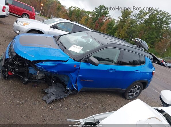 3C4NJDDB6NT186451 2022 JEEP COMPASS Blue 