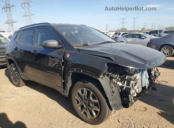 3C4NJDDB8LT220967 2020 JEEP COMPASS Черный Передняя правая четверть