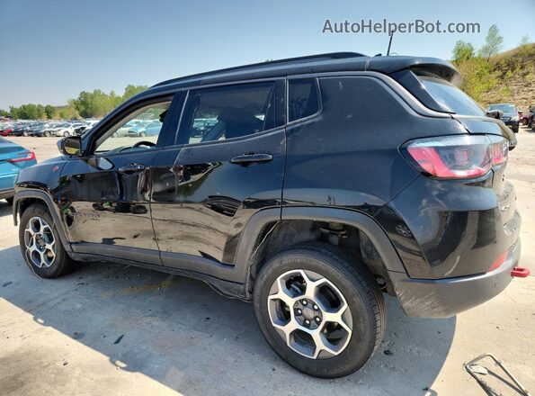 3C4NJDDB9NT111369 2022 JEEP COMPASS Black Rear left