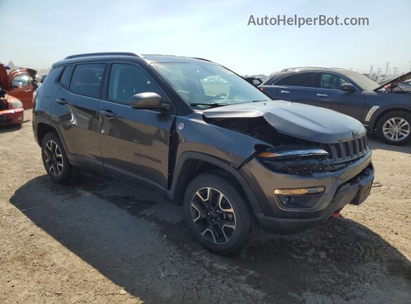 3C4NJDDBXLT163395 2020 JEEP COMPASS Gray Front right
