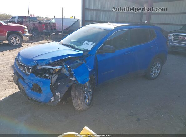 3C4NJDFN3RT153257 2024 JEEP COMPASS Blue Առջևի ձախ երեք քառորդ տեսարան