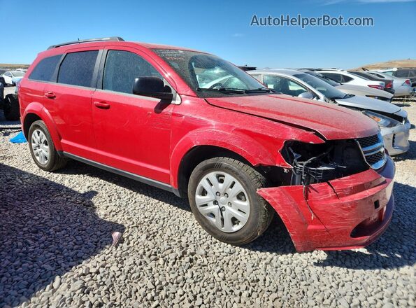 3C4PDCAB0LT237048 2020 DODGE JOURNEY Красный Передняя правая четверть
