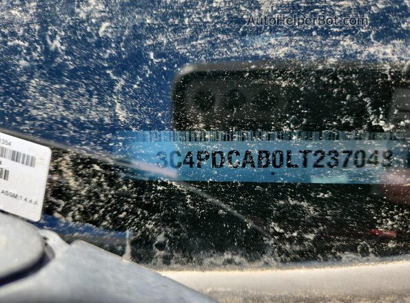 3C4PDCAB0LT237048 2020 DODGE JOURNEY Красный Вид наклейки с VIN-кодом