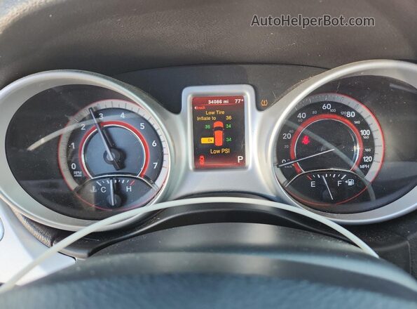 3C4PDCAB0LT237048 2020 DODGE JOURNEY Красный Вид щитка приборов
