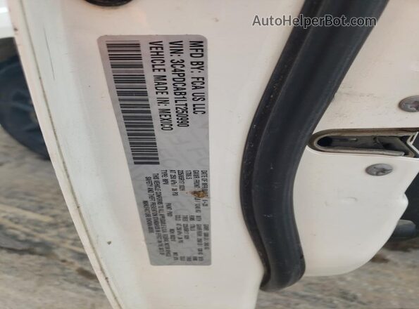 3C4PDCAB1LT250990 2020 DODGE JOURNEY Белый Вид наклейки с VIN-кодом