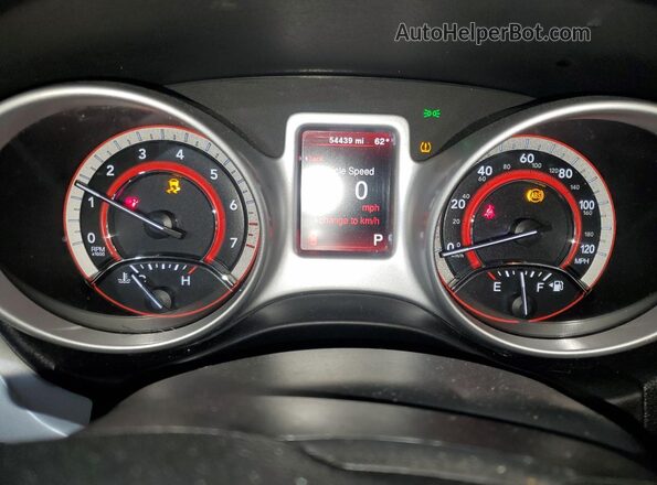 3C4PDCAB2LT214063 2020 DODGE JOURNEY Gray Vista del cuadro de instrumentos