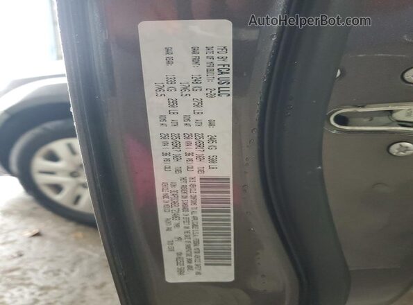 3C4PDCAB2LT214063 2020 DODGE JOURNEY Gray Vista de la etiqueta del VIN
