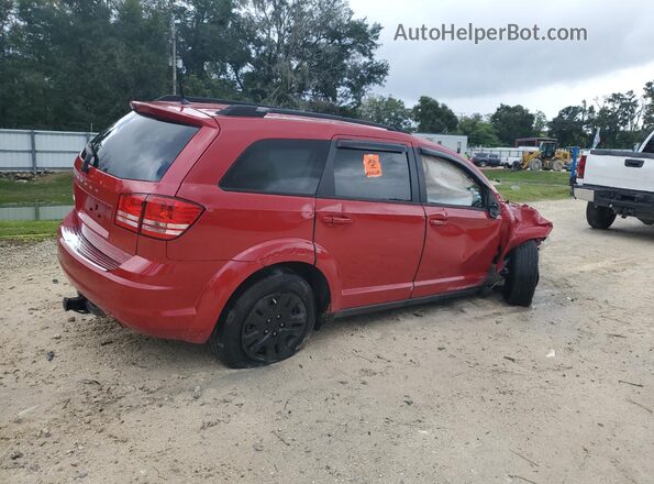 3C4PDCAB3LT220616 2020 DODGE JOURNEY Red Rear right