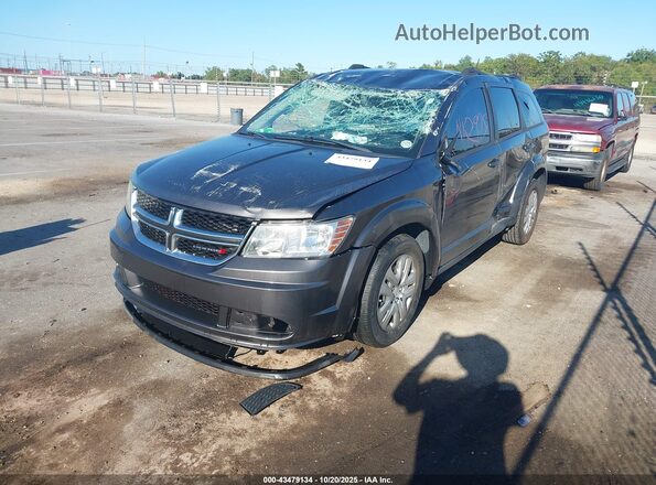3C4PDCAB4LT182975 2020 DODGE JOURNEY Gray წინა მარცხენა ხედი სამი მეოთხედიდან