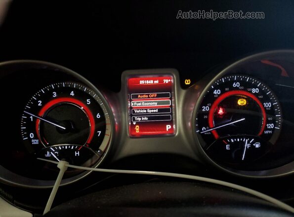 3C4PDCAB5LT194889 2020 DODGE JOURNEY Silver ხელსაწყოთა პანელის ხედი
