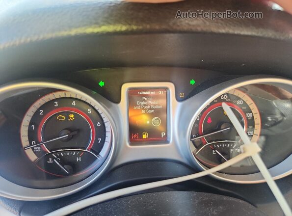3C4PDCAB6JT526755 2018 DODGE JOURNEY Silver ხელსაწყოთა პანელის ხედი