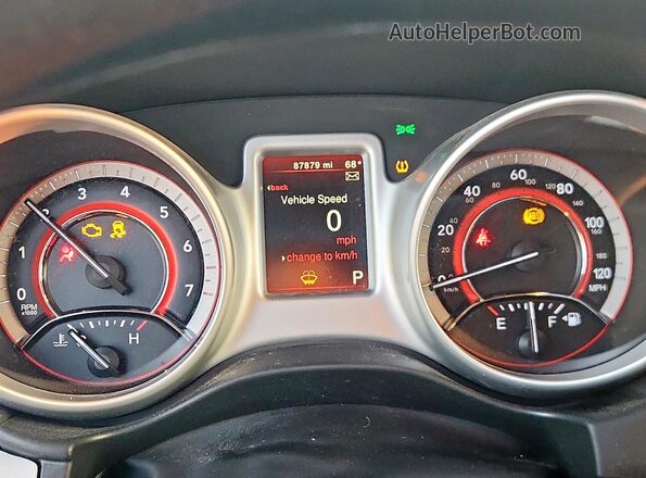 3C4PDCAB7LT270502 2020 DODGE JOURNEY Серый Вид щитка приборов