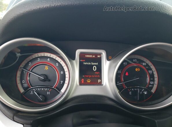 3C4PDCAB8LT279130 2020 DODGE JOURNEY Черный Вид щитка приборов