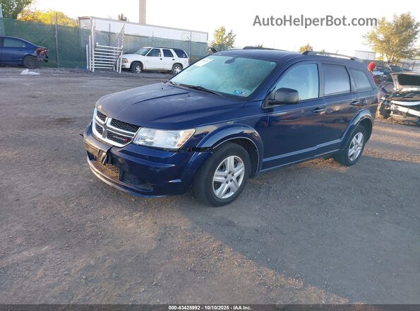 3C4PDCAB9LT266287 2020 DODGE JOURNEY Синий Передняя левая четверть