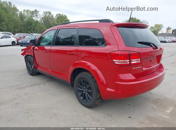 3C4PDCABXLT276939 2020 DODGE JOURNEY Red Задня ліва чверть