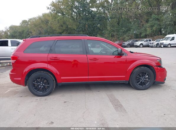 3C4PDCABXLT276939 2020 DODGE JOURNEY Red Вид задньої частини салону