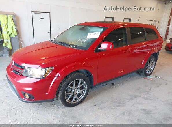 3C4PDDEG7KT732597 2019 DODGE JOURNEY Красный Передняя левая четверть