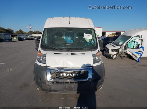 3C6ERVCG9ME505654 2021 RAM PROMASTER 2500 White Instrument cluster view
