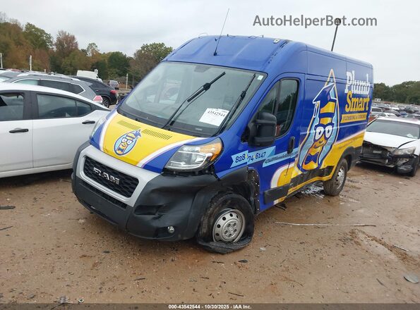 3C6LRVBG6ME582734 2021 RAM PROMASTER 1500 Blue Front left