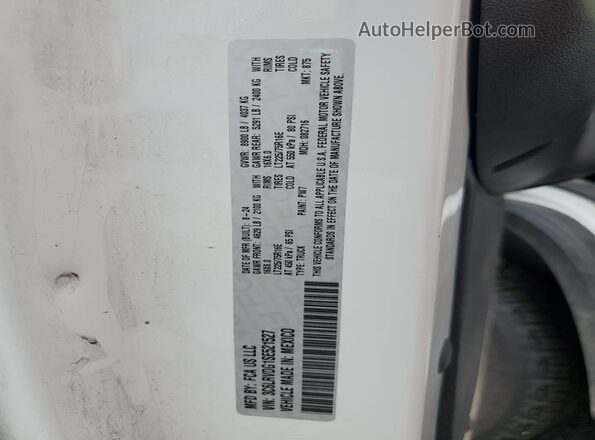 3C6LRVDG1SE521527 2025 RAM PROMASTER White 