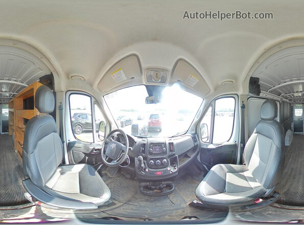 3C6TRVAG0LE123778 2020 RAM PROMASTER White სალონის 360-გრადუსიანი ხედი