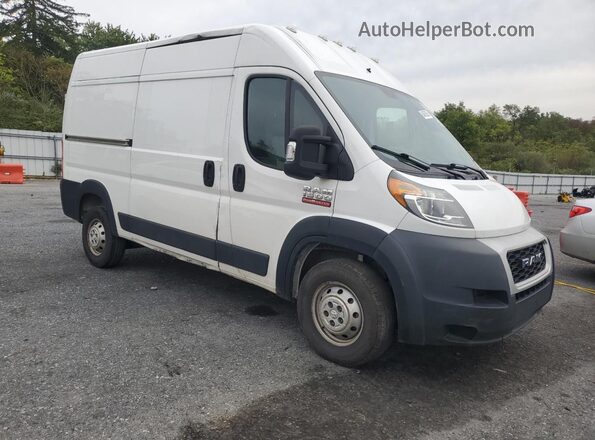 3C6TRVBG2LE106074 2020 RAM PROMASTER Белый Передняя правая четверть