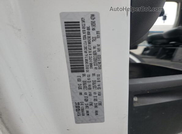 3C6TRVBG2LE106074 2020 RAM PROMASTER Белый Вид наклейки с VIN-кодом