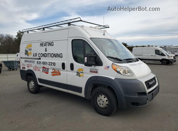 3C6TRVBG3LE106004 2020 RAM PROMASTER Белый Передняя правая четверть