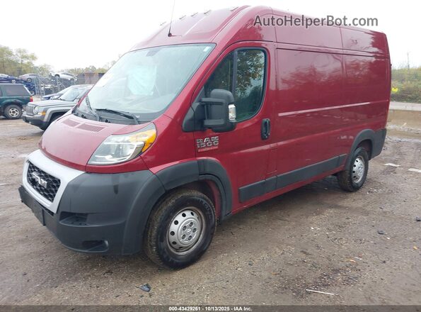 3C6TRVBG5LE132376 2020 RAM PROMASTER 1500 Красный Передняя левая четверть